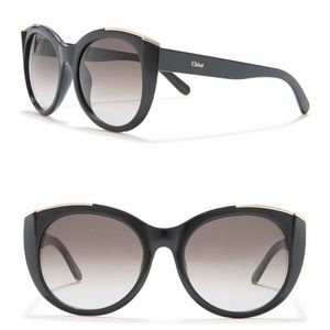 Chloe designer oversized sunglasses, tag has been removed